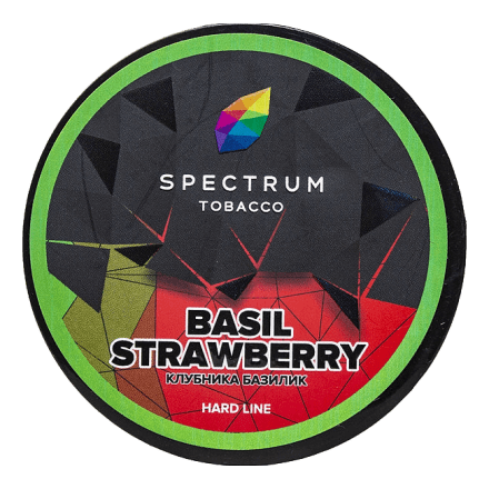 Табак Spectrum Hard - Basil Strawberry (Клубника Базилик, 200 грамм) купить в Тюмени