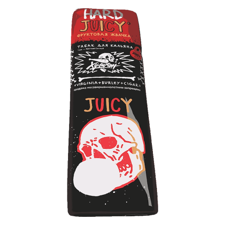 Табак Хулиган Hard - Juicy (Фруктовая Жвачка, 200 грамм) купить в Тюмени