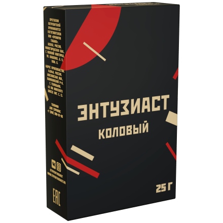 Табак Энтузиаст - Коловый (25 грамм) купить в Тюмени