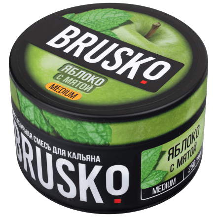 Смесь Brusko Medium - Яблоко с Мятой (250 грамм) купить в Тюмени