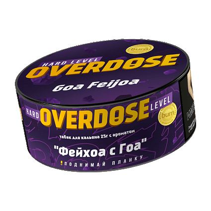 Табак Overdose - Goa Feijoa (Фейхоа с Гоа, 25 грамм) купить в Тюмени