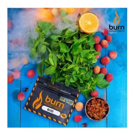 Табак Burn - Bliss (Личи с Мятой, 100 грамм) купить в Тюмени