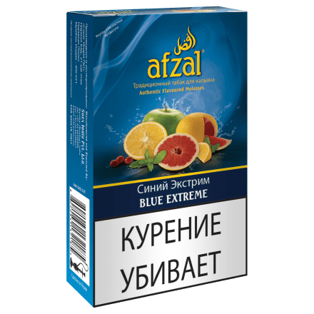 Табак Afzal - Blue Extreme (Синий Экстрим, 40 грамм) купить в Тюмени
