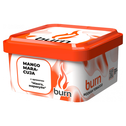 Табак Burn - Mango Maracuja (Манго и Маракуйя, 200 грамм) купить в Тюмени
