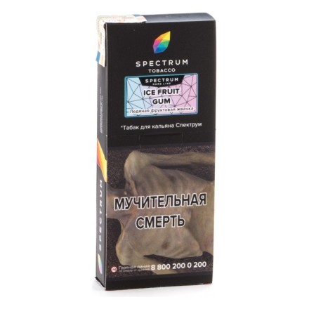 Табак Spectrum Hard - Ice Fruit Gum (Ледяная Фруктовая Жвачка, 100 грамм) купить в Тюмени