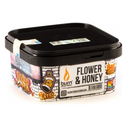 Табак Burn - Flower &amp; Honey (Мед с Полевыми Цветами, 200 грамм) купить в Тюмени