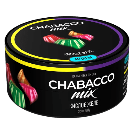 Смесь Chabacco MIX MEDIUM - Sour Jelly (Кислое Желе, 25 грамм) купить в Тюмени