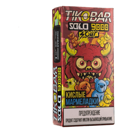 TIKOBAR Solo - Кислые Мармеладки (Sour Jelly Bears, 9000 затяжек) купить в Тюмени