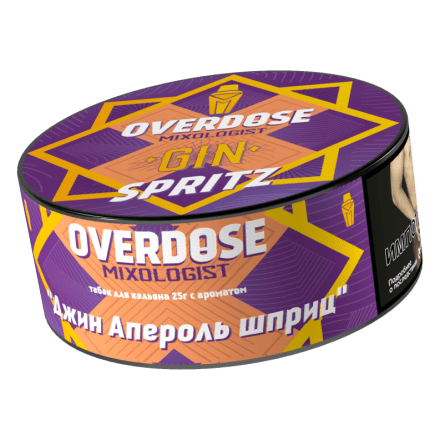 Табак Overdose - Gin Spritz (Джин Апероль Шприц, 25 грамм) купить в Тюмени