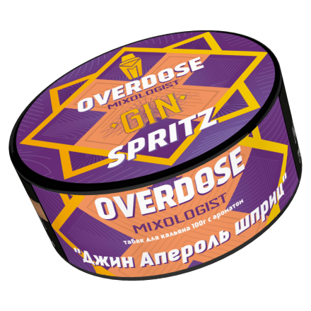 Табак Overdose - Gin Spritz (Джин Апероль Шприц, 100 грамм) купить в Тюмени