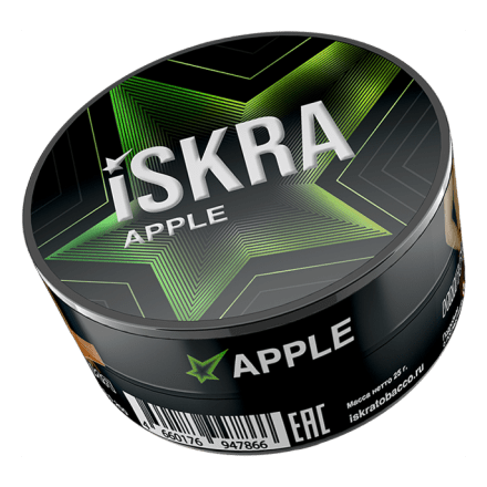 Табак Iskra - Apple (Яблоко, 25 грамм) купить в Тюмени