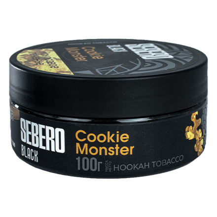 Табак Sebero Black - Cookie Monster (Кокосовое Печенье, 100 грамм) купить в Тюмени