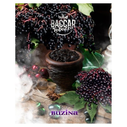 Табак Baccar Tobacco - Buzina (Бузина, 100 грамм) купить в Тюмени