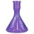 Колба Vessel Glass - Ёлка Кристалл (Фиолетовая) купить в Тюмени