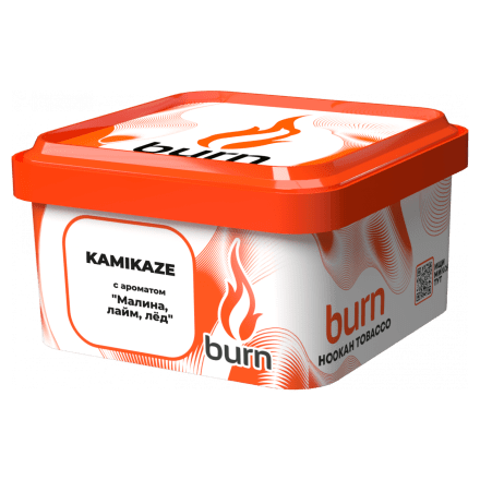 Табак Burn - Kamikaze (Лайм Малина Лед, 200 грамм) купить в Тюмени