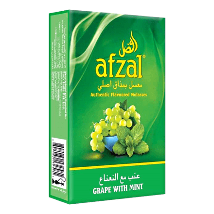 Табак Afzal - Grape with Mint (Виноград с Мятой, 40 грамм) купить в Тюмени