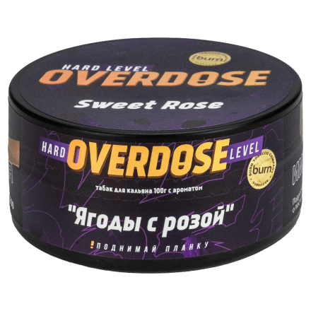 Табак Overdose - Sweet Rose (Ягоды с Розой, 100 грамм) купить в Тюмени