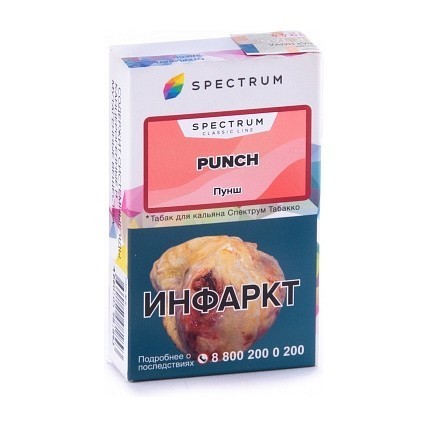 Табак Spectrum - Punch (Пунш, 40 грамм) купить в Тюмени