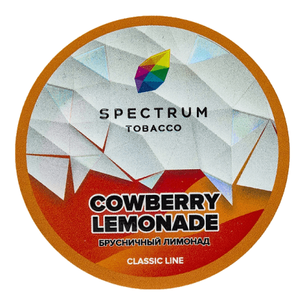 Табак Spectrum - Cowberry Lemonade (Брусничный Лимонад, 100 грамм) купить в Тюмени