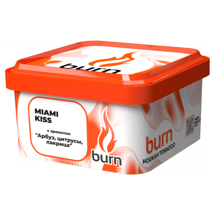 Табак Burn - Miami Kiss (Арбуз с Цитрусом и Лакрицей, 200 грамм) купить в Тюмени