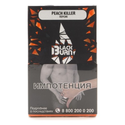 Табак BlackBurn - Peach killer (Персик, 100 грамм) купить в Тюмени