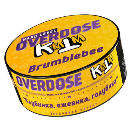 Табак Overdose - Brumblebee (Клубника, Ежевика, Голубика, 100 грамм) купить в Тюмени