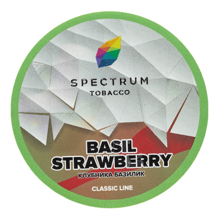 Табак Spectrum - Basil Strawberry (Клубника Базилик, 40 грамм) купить в Тюмени