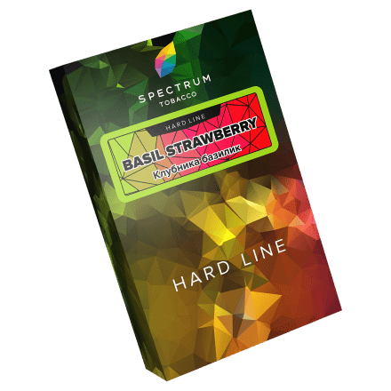 Табак Spectrum HARD - Basil Strawberry (Клубника Базилик, 40 грамм) купить в Тюмени