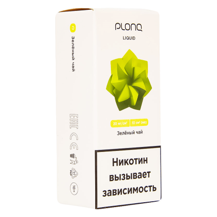 Жидкость PLONQ - Зелёный Чай (10 мл, 2 мг) купить в Тюмени