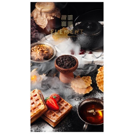 Табак Element Вода - Belgian Waffle (Бельгийская Вафля, 100 грамм) купить в Тюмени