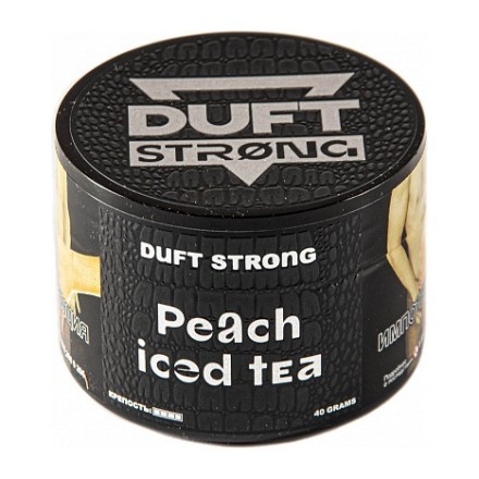 Табак Duft Strong - Peach Iced Tea (Ледяной Персиковый Чай, 40 грамм) купить в Тюмени