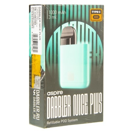 Электронная сигарета Brusko - Dabbler Nice Plus (Бирюзовый) купить в Тюмени