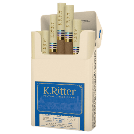 Сигариты K.Ritter - Natural Taste KingSize (Натуральный, 20 штук) купить в Тюмени