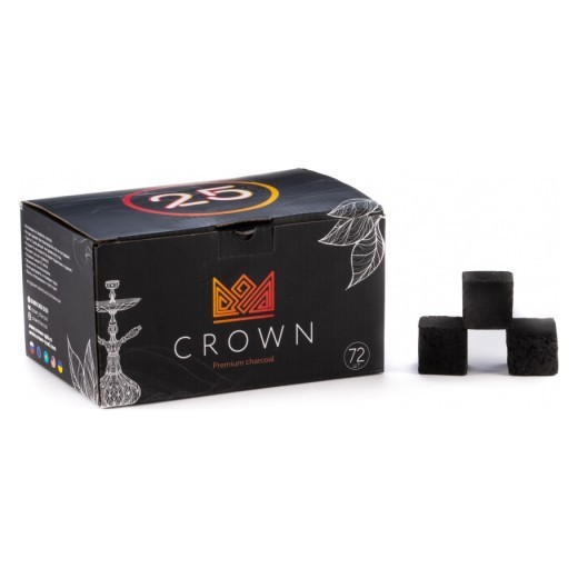 Уголь Crown (25 мм, 72 кубика) — 