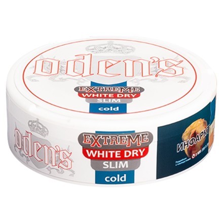 Табак жевательный ODENS - Cold Extreme White Dry Slim (13 грамм) купить в Тюмени