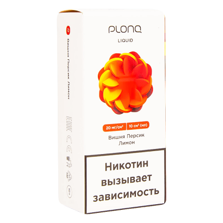 Жидкость PLONQ - Вишня Персик Лимон (10 мл, 2 мг) купить в Тюмени