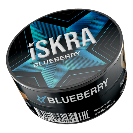 Табак Iskra - Blueberry (Черника, 25 грамм) купить в Тюмени