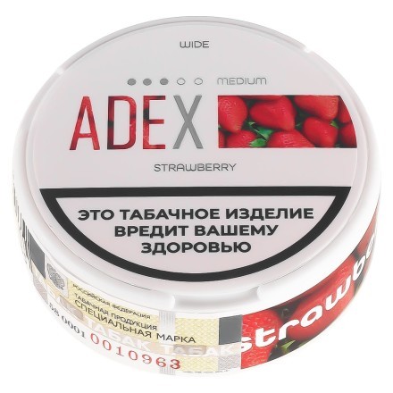 Табак жевательный ADEX MEDIUM - Strawberry (Клубника) купить в Тюмени