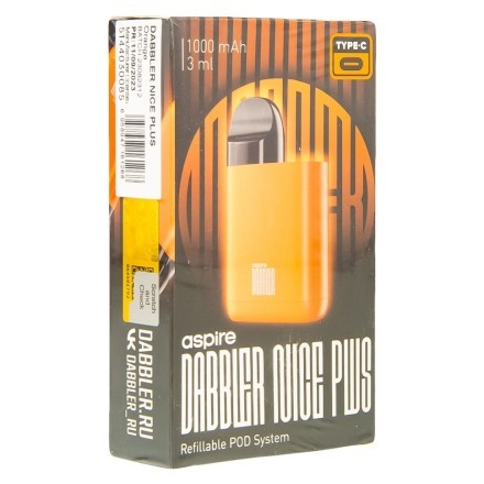 Электронная сигарета Brusko - Dabbler Nice Plus (Оранжевый) купить в Тюмени