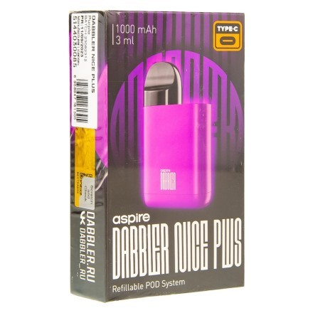 Электронная сигарета Brusko - Dabbler Nice Plus (Фиолетовый) купить в Тюмени