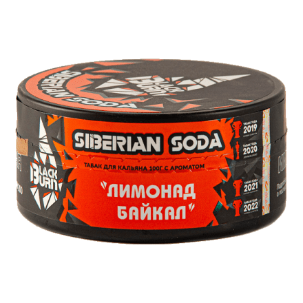 Табак BlackBurn - Siberian Soda (Лимонад Байкал, 100 грамм) купить в Тюмени