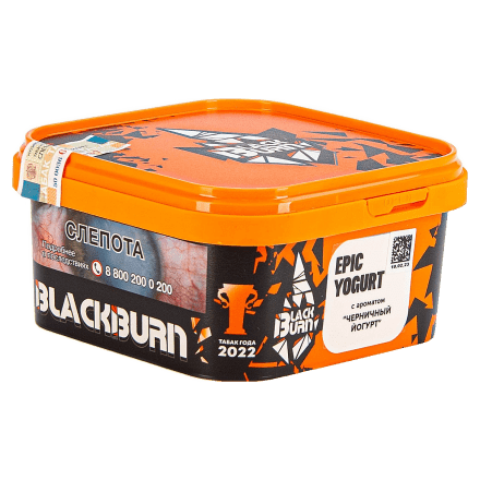 Табак BlackBurn - Epic Yogurt (Черничный Йогурт, 200 грамм) купить в Тюмени