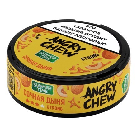 Табак жевательный Angry Chew Slim Strong - Сочная Дыня (12 грамм) купить в Тюмени
