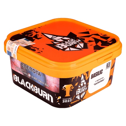 Табак BlackBurn - Basilic (Базилик, 200 грамм) купить в Тюмени