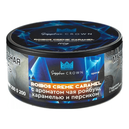 Табак Sapphire Crown - Roibos Creme Caramel (Чай Ройбуш с Карамелью и Персиком, 25 грамм) купить в Тюмени