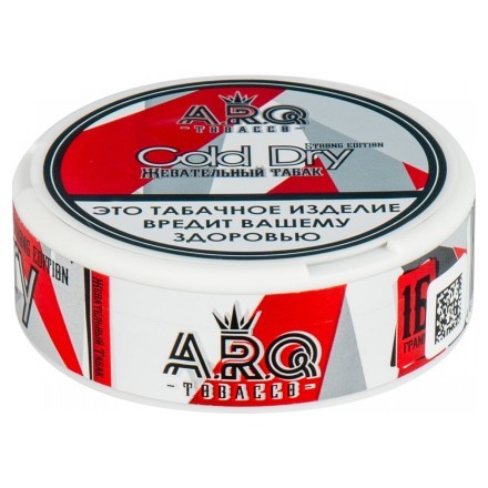 Табак жевательный ARQ Tobacco - Cold Dry (16 грамм) купить в Тюмени