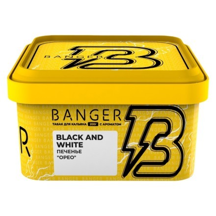 Табак Banger - Black and White (Печенье Орео, 200 грамм) купить в Тюмени