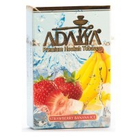 Табак Adalya - Strawberry Banana Ice (Ледяная Клубника и Банан, 50 грамм, Акциз) — 