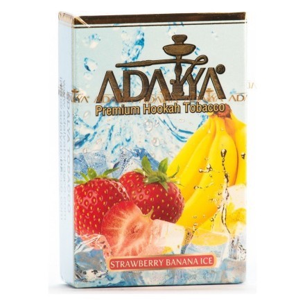Табак Adalya - Strawberry Banana Ice (Ледяная Клубника и Банан, 50 грамм, Акциз) купить в Тюмени