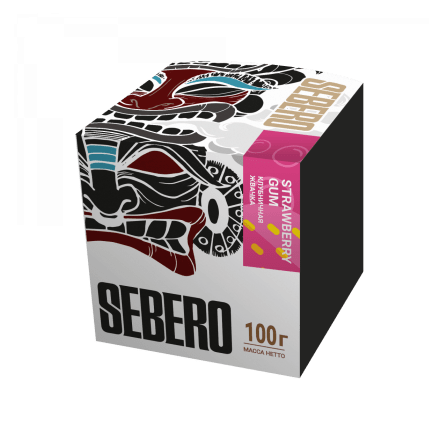 Табак Sebero - Strawberry Gum (Клубничная Жвачка, 100 грамм) купить в Тюмени